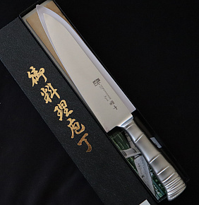 Maserin Chef Knife 210 mm Damasteel Tamahagane Blade