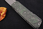 Maserin Small Damascus Green Carbon Folder