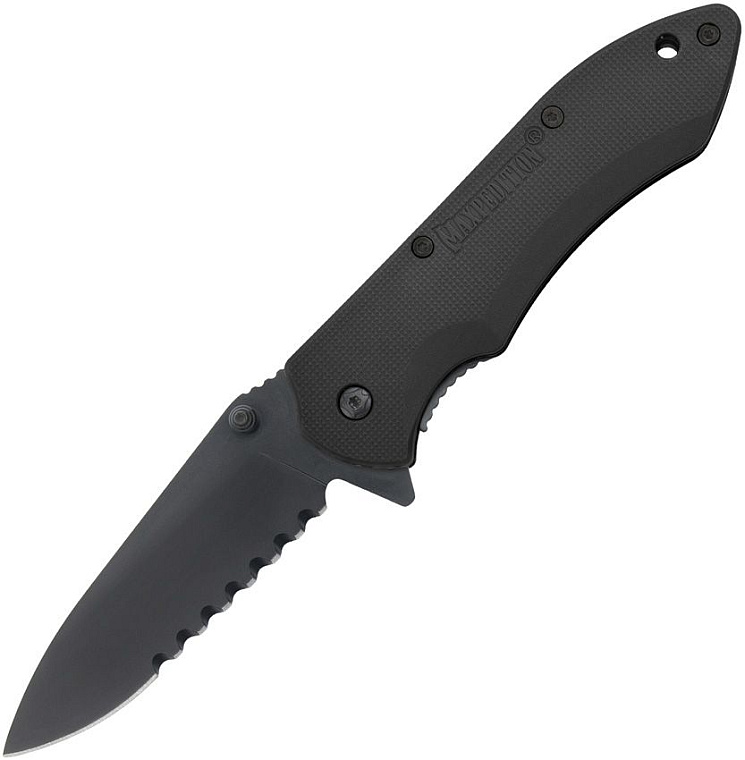 Maxpedition Ferox Folding Knife Serrated Black Hangle