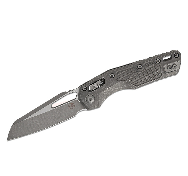 Microtech MSI S/E Frag Natural Clear Aluminium