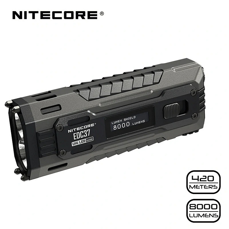 Nitecore EDC37 Ultimate Tactical EDC Flashlight 8000 Lumens