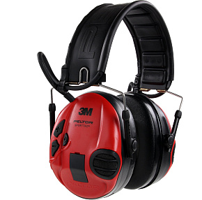 3M Peltor SportTac Red and Black Střelecká sluchátka