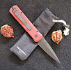 Pro-Tech Godson Red Handle DLC Blade