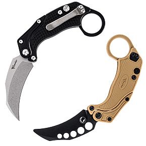 Reate Knives EXO-K Black Collectors Knife Kit Set dvou nožů