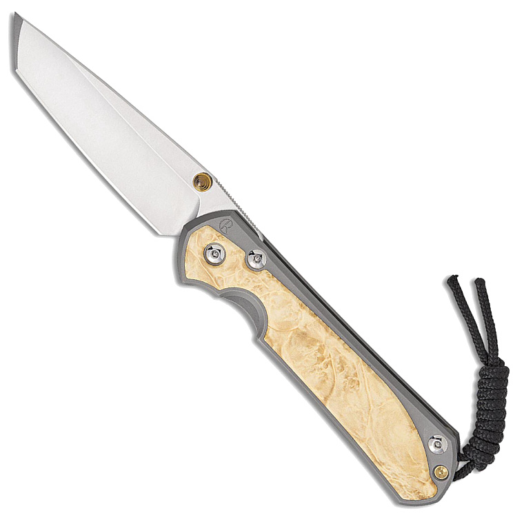 Chris Reeve Knives Sebenza 31 Large Inlay Box Elder Tanto MagnaCut