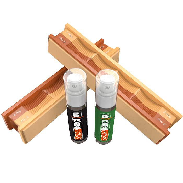 Wicked Edge 4 and 2 Micron Diamond Emulsion Leather Strop Pack