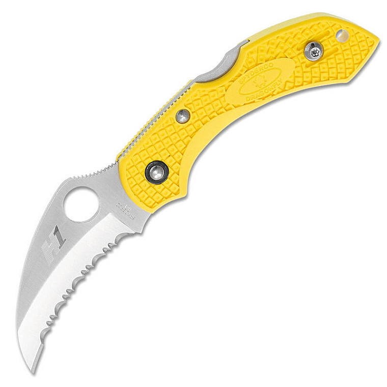 Spyderco Dragonfly 2 Salt Hawkbill Yellow Serr.