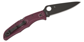 Spyderco Endura 4 Burgundy Sprint Run