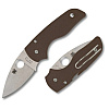Spyderco Lil Native Brown CPM-15V Sprint Run