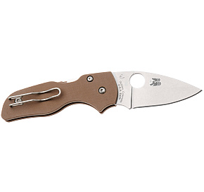 Spyderco Lil Native Brown CPM-15V Sprint Run