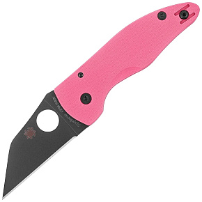 Spyderco Microjimbo Pink Plain S30V Blade Sprint Run