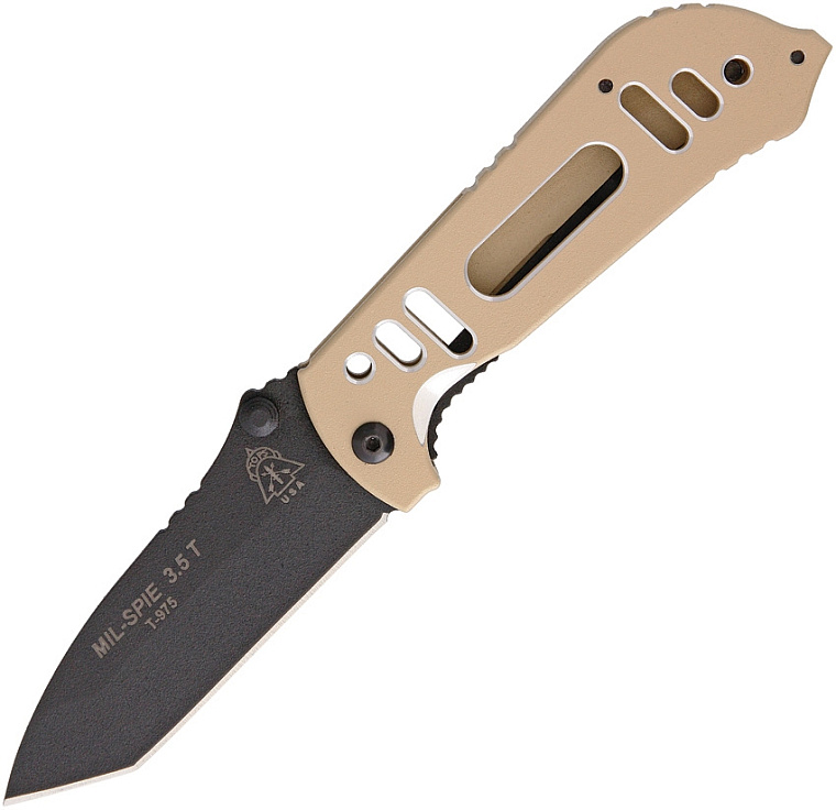 Tops Knives Mil 3,5 Black/Tan