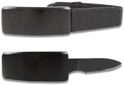 Street Wise Black Belt With Concealed  Knife - 1