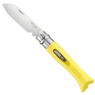 Opinel Couteau Bricolage 09 Inox DIY Yellow