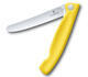 Victorinox Svačinový nůž Swiss Classic -Žlutý vroubkovaný - 1/2
