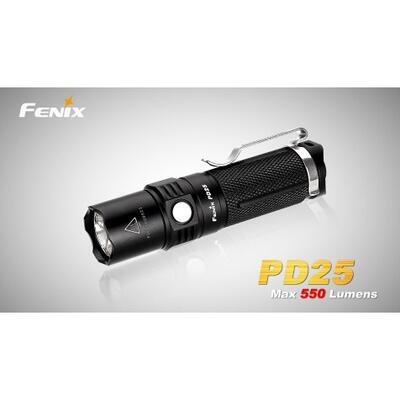 Fenix PD25 550 Lum + akumulátor