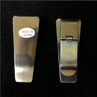 Hinged Money Clip Silver M4325