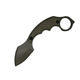 Combative Edge Dragon Tail Fixed Blade Black DT-B-20 - 1/2