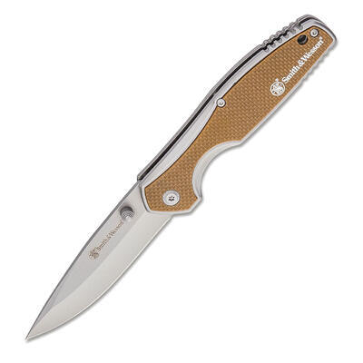 Smith & Wesson Cleft Linerlock TAN - 1
