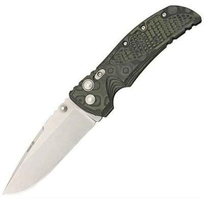 Hogue Tool Extreme EX01 Drop Point Blade 4 inch G10 G-Mascus Green