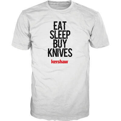 Kershaw Tričko Eat-Sleep-Buy Knives "S"