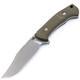 Rick Hinderer The Ranch Bowie Green Micarta Leather Sheath - 1/2