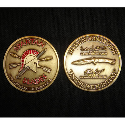 Spartan Blades Honor Coin