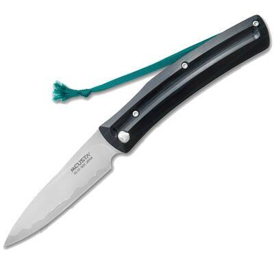 Mcusta MC-193C Slip Joint Knife Black/Green Wood