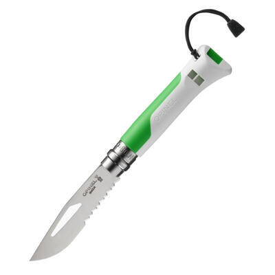Opinel 08 Couteau OutDoor Fluo Green