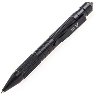Combat Ready Tactical Pen Black With Whistle - 1