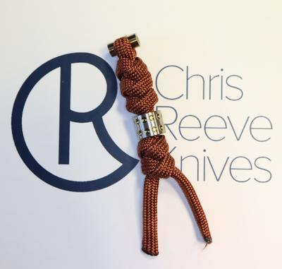 Chris Reeve Lanyard Knotted Premium for Large Sebenza Hnědá