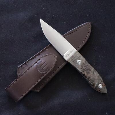 Maserin 923/RN Small Fixed Blade Black Maple Wood - 1