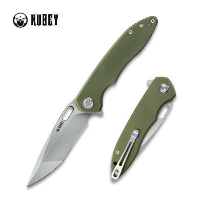 Kubey Darknesss Liner Lock Flipper Green - 1