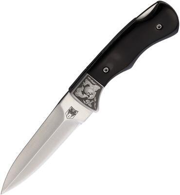 Cobratec Knives Black Bone Folding Push Dagger - 1