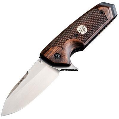 Hogue Knives Sig Sauer Folder Spear Point Reinforced Walnut Handles