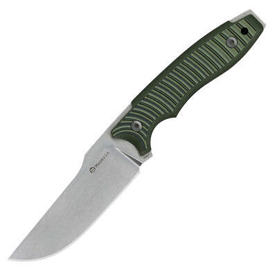 Maserin Leo Knife G-10 Black-Green Handle - 1