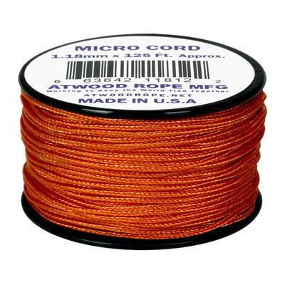 Micro Cord 1.18 mm Burnt Orange - cívka cca 38 m