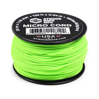 Micro Cord 1.18 mm Neon green - cívka cca 38 m