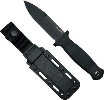 Demko Knives Armiger 4 80CrV2 Black Spearpoint - 1