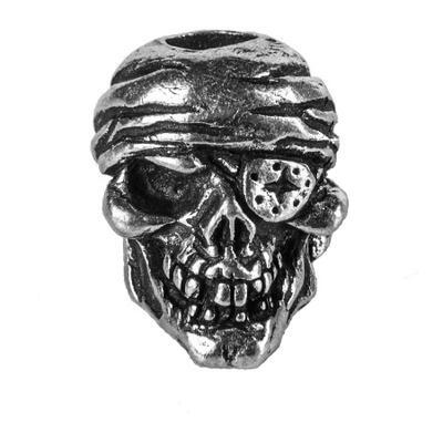 Ozdoba - Schmuckatelli One Eye Jack Skull Bead Pewter