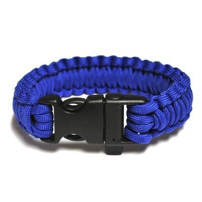 Para Cord Survival Bracelet Blue