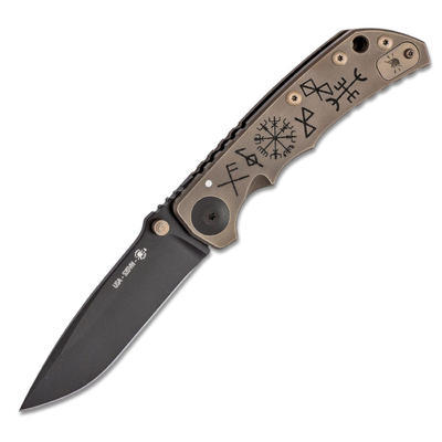 Spartan Blades Spartan Harsey Folder 2020 Special Edition Runes and Staves - 1