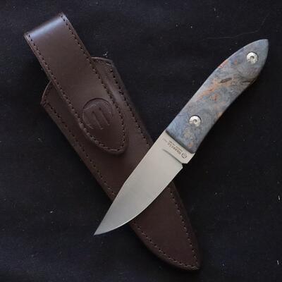 Maserin 923/RB Small Fixed Blade Blue Maple Wood - 1