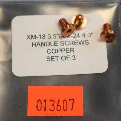 Rick Hinderer 3.5 XM-18 Set Of 3 Handle Screws Copper - 1