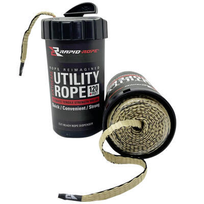 Rapid Rope Extreme Utility Rope Canister Tan 120+ ft