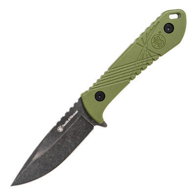 Smith & Wesson HRT Fixed Blade Green Handle - 1