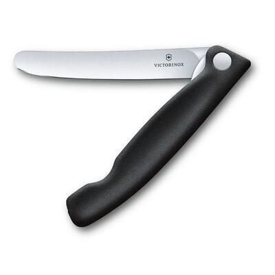 Victorinox Svačinový nůž Swiss Classic - Černý, hladký