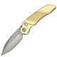 Rat Worx MRX Chain Drive Knife Brass S/E Blade Stonewash - 1/3
