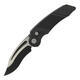 Rat Worx MRX Chain Drive Knife Recurve Blade Two-Tone Black - 1/3