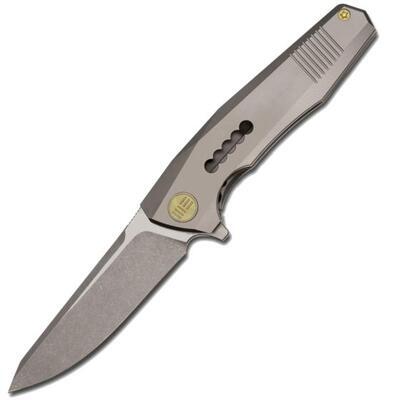 We Knife 603J Plain Handle Grey Grind Satin